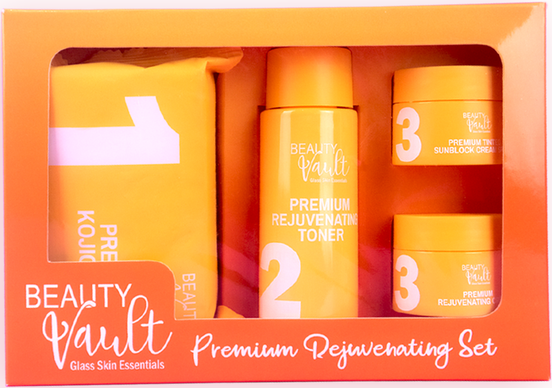 Beauty Vault Glass Skin Essentials Rejuvenating Set