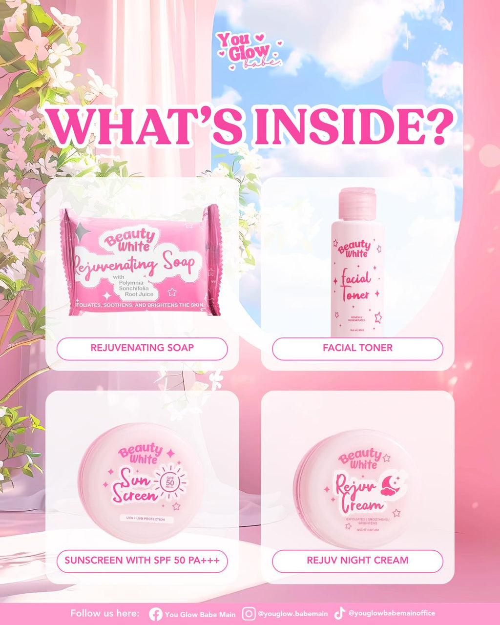 You Glow Babe Beauty White Rejuvenating Set