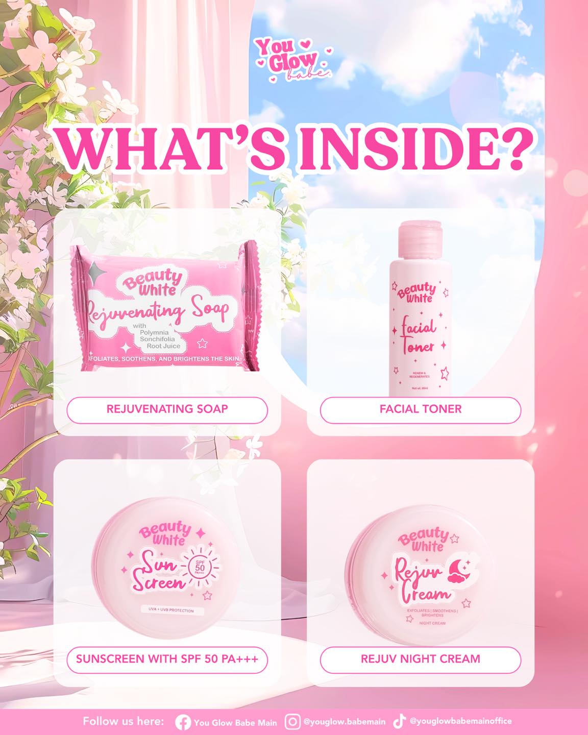 You Glow Babe Beauty White Rejuvenating Set