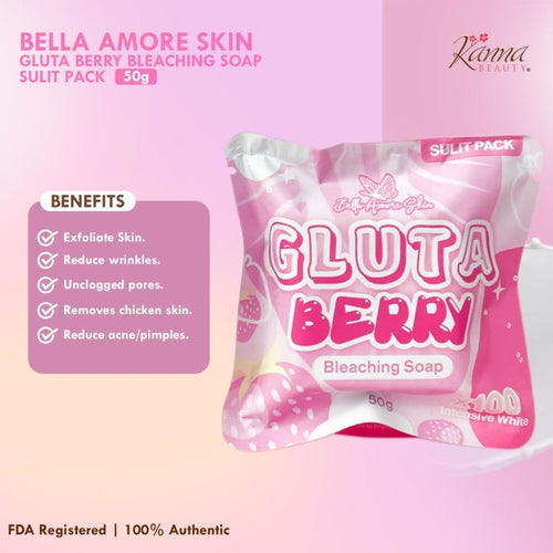 Bella Amore GlutaBerry Bleaching Soap