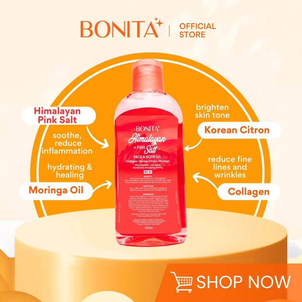 Bonita Himalayan Pink Salt Face & Body Oil