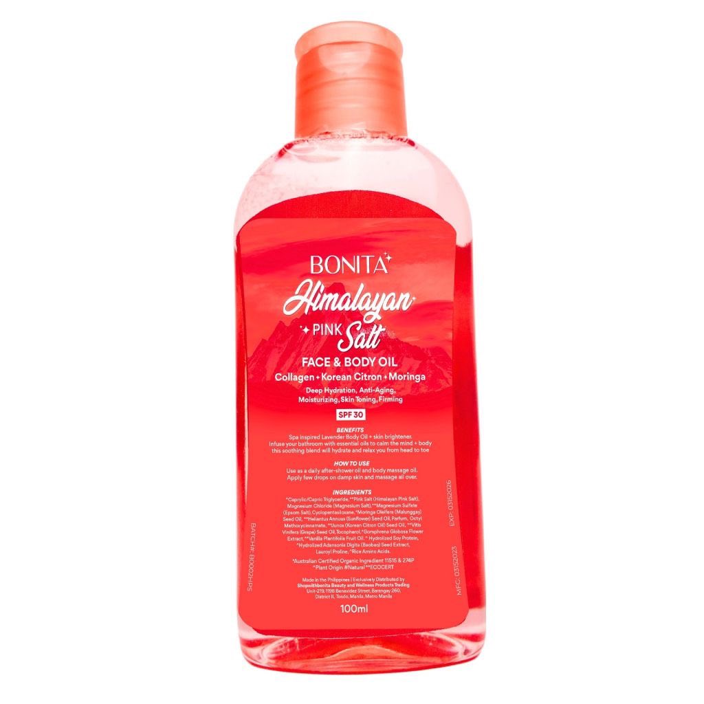 Bonita Himalayan Pink Salt Face & Body Oil