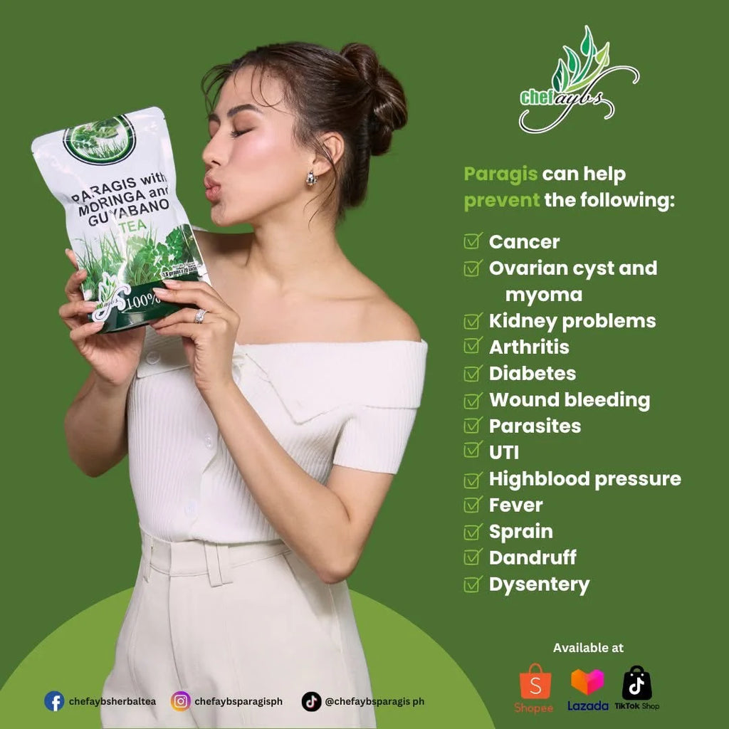  Chef Aybs Paragis with Moringa and Guyabano Herbal Tea