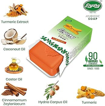 Pyary Ayurvedic Turmeric Soap