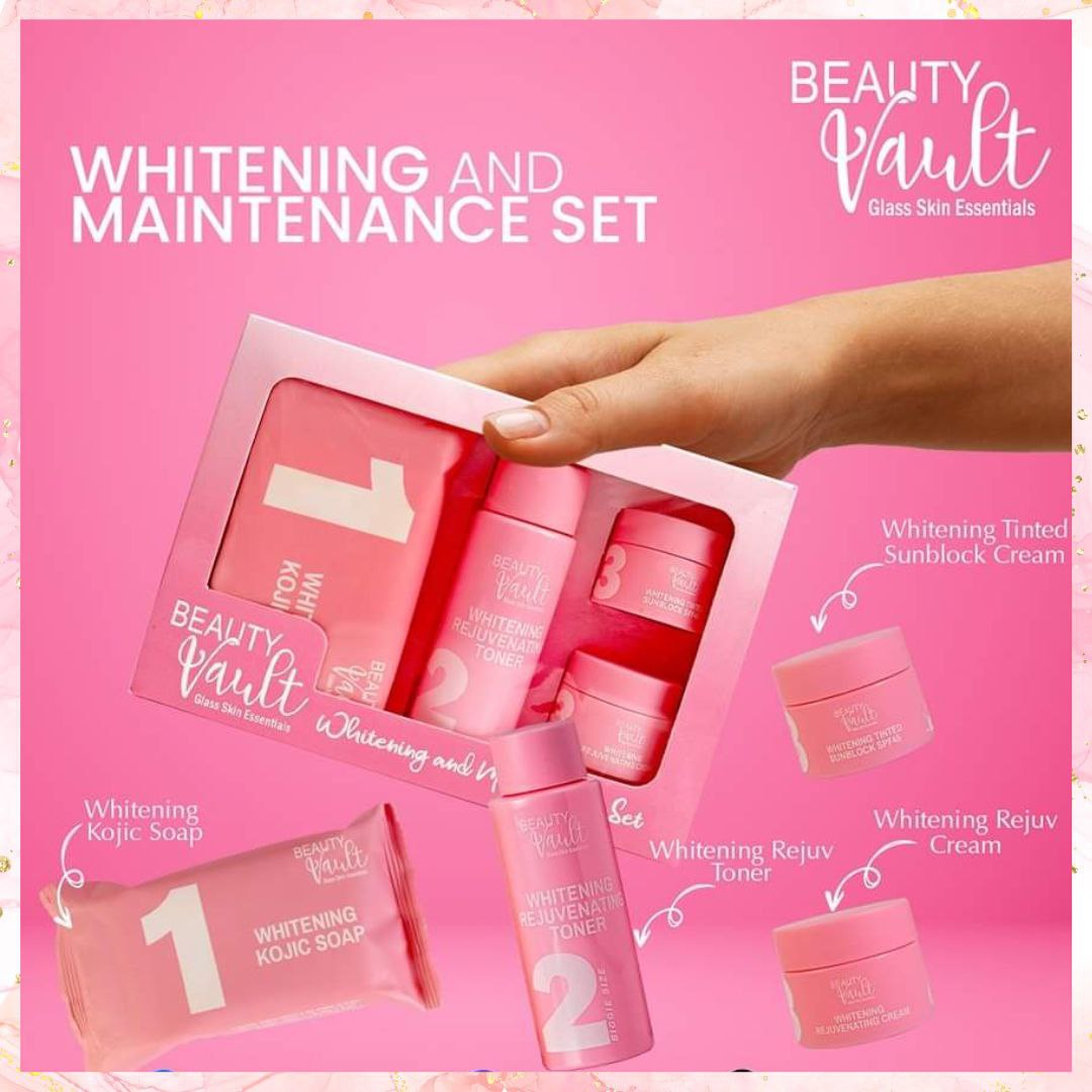 Beauty Vault Glass Skin Essentials Whitening & Maintenance Set