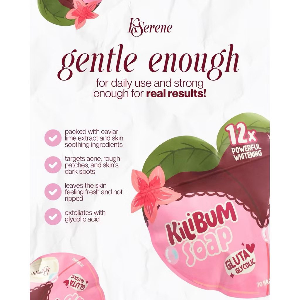 KSerene Kilibum Gluta Glycolic Soap